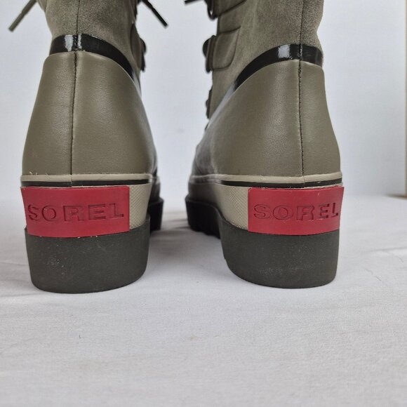Sorel Joan of Artic Next Boot Waterproof Faux Fur Color: Sage Size 7 - Picture 8 of 16